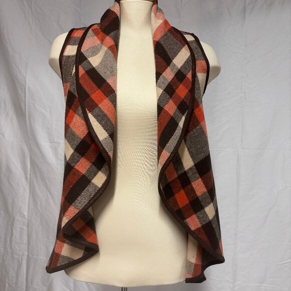 Retro Cascading Open Vest, Sz S - Picture 1 of 7